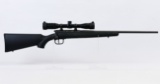 Savage mod B 17 Win Super mag cal B/A rifle AccuTrigger w/Barska 3-9x32 scope ser# 1396231
