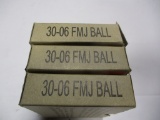 47 rounds 30-06 FMJ ball