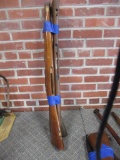 3 old rifle stocks - details unknown