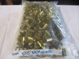 500 9mm New Primed rounds for reloading