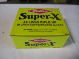 400 rds. Western Super-X  copper plated 22 LR HP