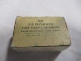 50 rds. Winchester .22 Hornet SP USGI