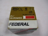 15 rds. Federal 2-1/2