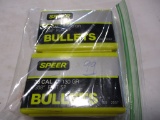 199 Speer 30 cal 130 gr flat SP bullets