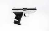 Lorcin mod L380 .380 Auto cal semi-auto pistol Nickel plated ser# 255102