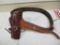 Brown leather holster - left handed