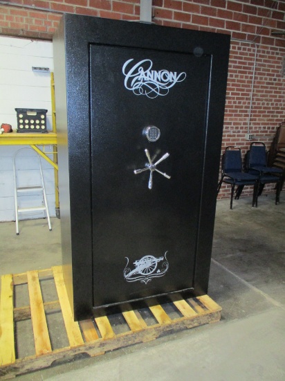 Cannon Gun Safe - 6'x40", 2 shelves, door storage, with combination