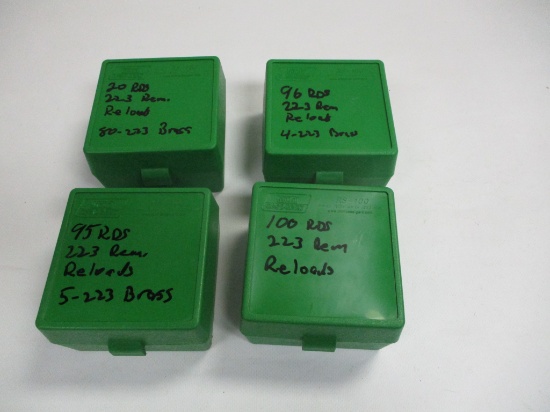 311 rds. 223 Remington, 89-223 Remington brass