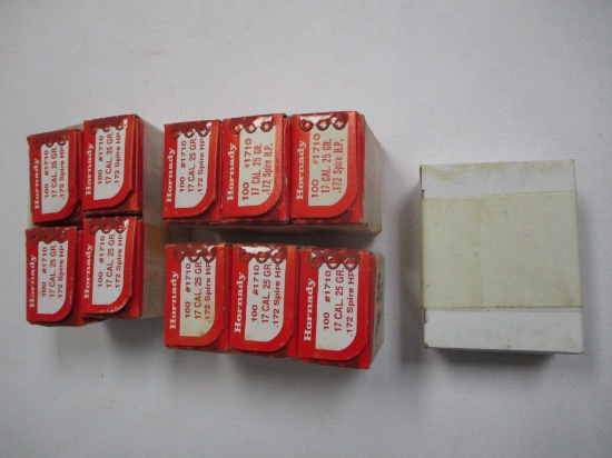 .17 caliber 25 gr. bullets