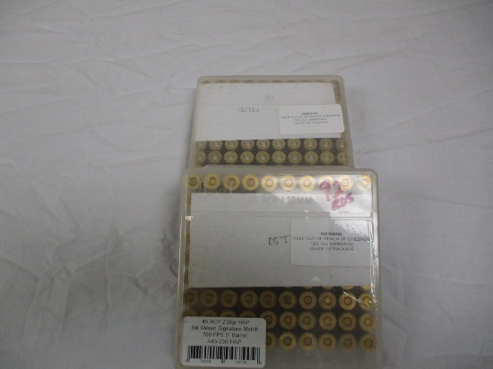 192 rds. Bill Wilson Signature match 45ACP 230 g.,
