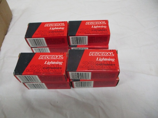 400 rds Federal Lightning 22LR cartridges