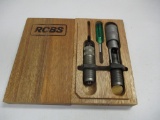 RCBS Dies - 243 Win for sizing & seating, 2 in wooden box