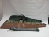 4 soft gun cases & 3 gun socks