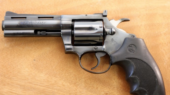 Colt Diamond back 38 spc double action revolver