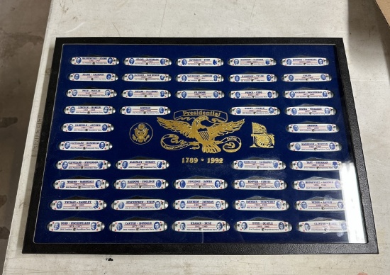 Presidential pocketknife set 1789 – 1992