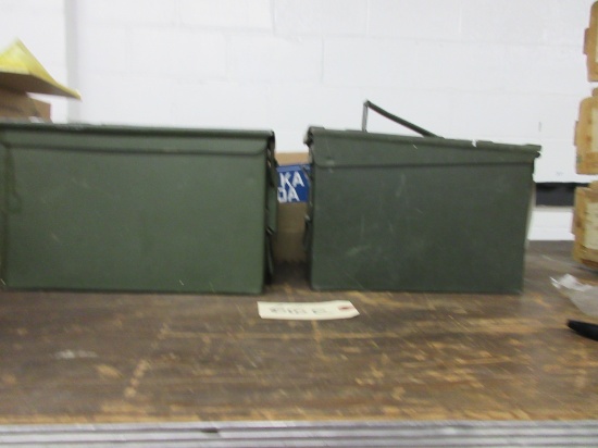 2 ammo boxes