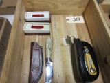 Assorted knives: