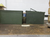 2 ammo boxes