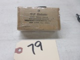 Ammunition: Winchester 32-30: