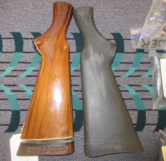 2 Remington stocks and assorted parts