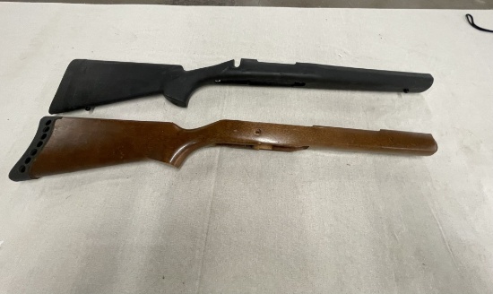 2 gun stocks, unknown models