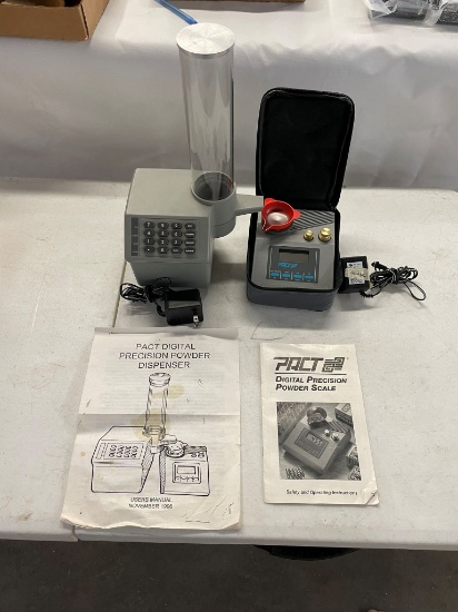 Pact digital powder dispenser & scale