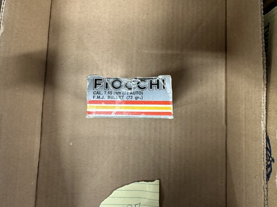 50 rds. Fiocchi 7.65 (32 auto) cal FMJ
