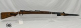 German Mauser 8mm Mauser cal bolt action rifle