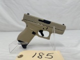 Glock mod 42 380 auto cal semi-auto pistol