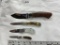 Assorted custom knives
