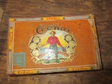 Assorted bullets for reloading + old cigar box