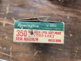 18 rds + 2 brass 35 REM ammo