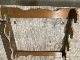 5 hanging gun display racks