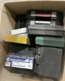 Box of assorted gun boxes