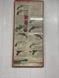 1976 Framed Ruger Catalog poster