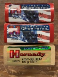 3 bx (20) + 2 rds Hornady 7mm-08 REM ammo