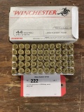 1 bx (50) Winchester 44 REM mag ammo 240 gr JSP