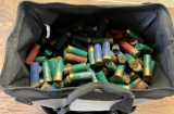 Shooting bag with approx 285 asst shotgun shells