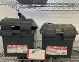 2 large ammo boxes