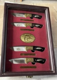 Ducks Unlimited fixed blade knife collection