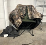 Real Tree tent chair ground blind