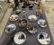 Table of figurines/collectible plates