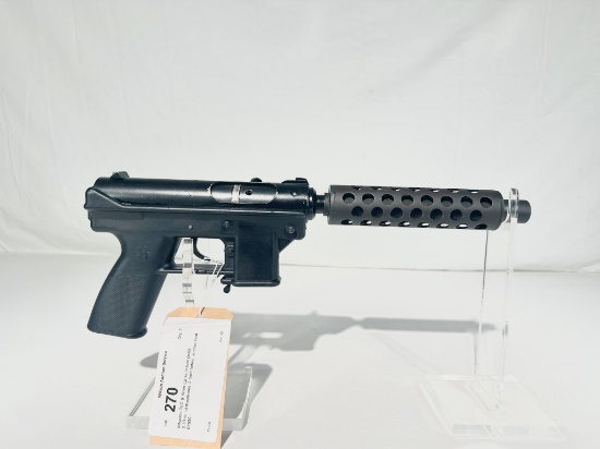 Intractec TEC 9, 9mm cal semi auto pistol