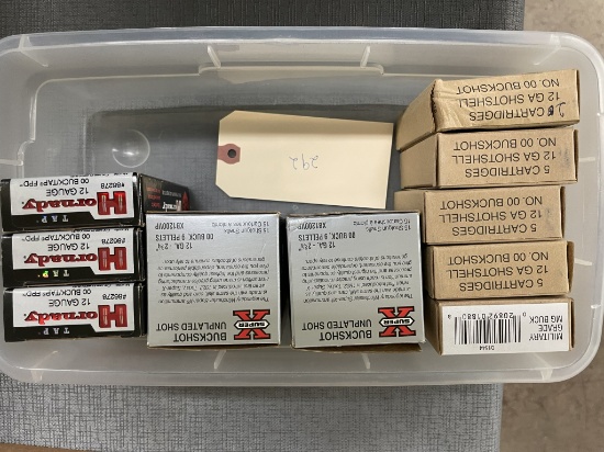 Asst 12 ga buckshot shells
