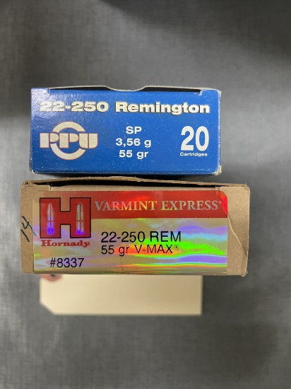 Asst 22-250 ammo