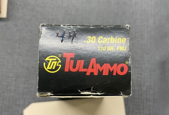 44 rds TulAmmo 30 carbine ammo
