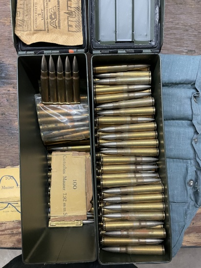 2 ammo cans of 8mm ammo