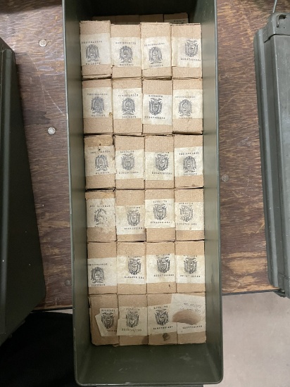 Ammo can of Ecuadorean 8mm ammo