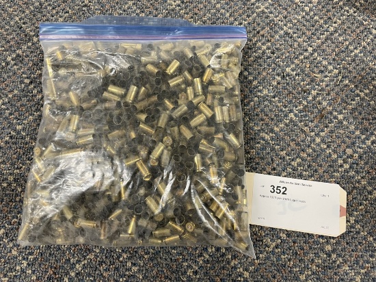Approx 1000 pcs 9mm Luger brass