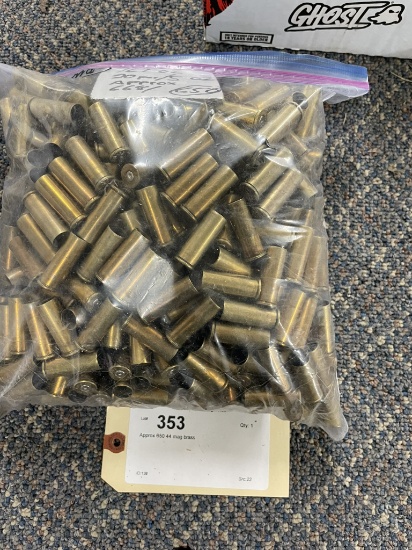 Approx 650 44 mag brass